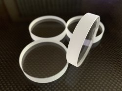 画像1: 超高純度　石英ガラス　インシュレータ　サーフェース　φ５０×１０Ｔ