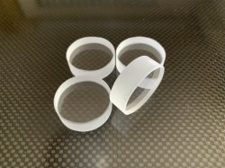 画像1: 超高純度　石英ガラス　インシュレータ　サーフェース　φ３０×１０Ｔ