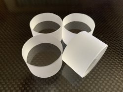 画像1: 超高純度　石英ガラス　インシュレータ　サーフェース　φ３０×２０Ｔ