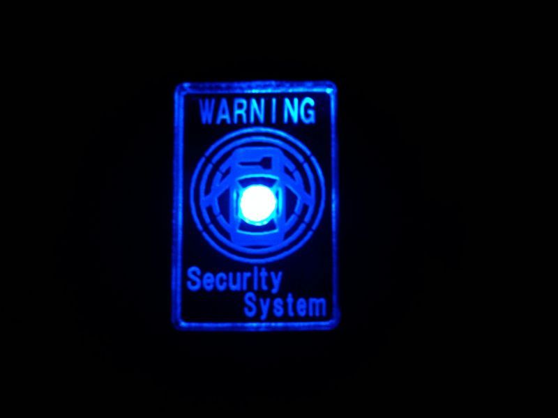 画像1: レーザー　アクリル　LED　セキュリティ　スキャナー　埋込みタイプ
